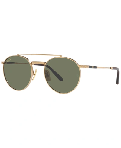 Ray Ban Jack Ii Titanium In Arista & Green