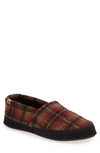 Acorn Moc Slipper In Chutney Plaid