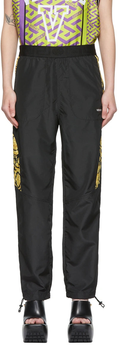 Versace Black Barocco Sport Pants