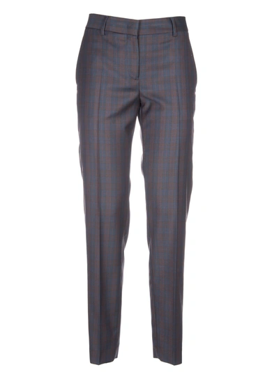 Paul Smith Classic Fit Trousers In Blue