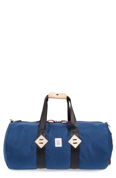 Topo Designs Classic Duffle Bag - Blue In Navy