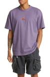 Nike All Conditions Gear Lung Embroidered T-shirt In Canyon Purple