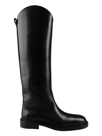 Jil Sander Boots Shoes In Black