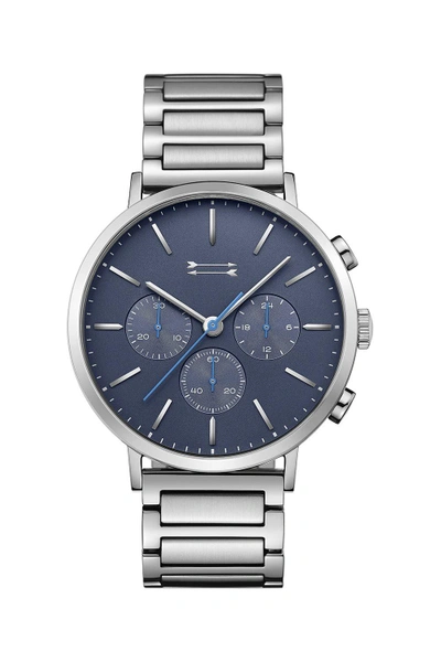 Rebecca Minkoff Griffith Stainless Steel Watch | 43mm Men's Watch |  In Blue
