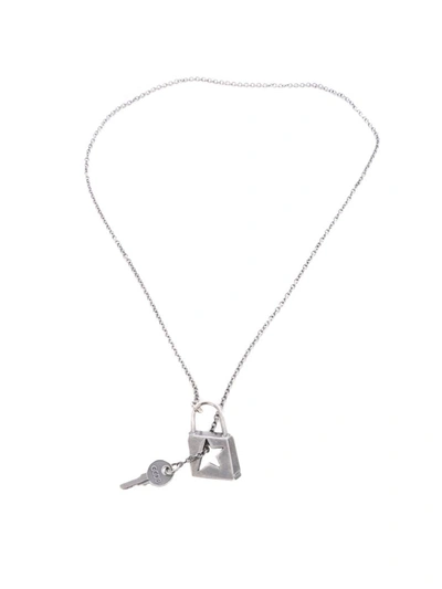 Golden Goose Long Necklace In Argento