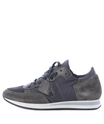 Philippe Model Tropez Sneakers In Grigio Antracite