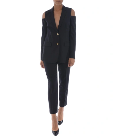 Michael Kors Cropped Straight-leg Trousers In Nero