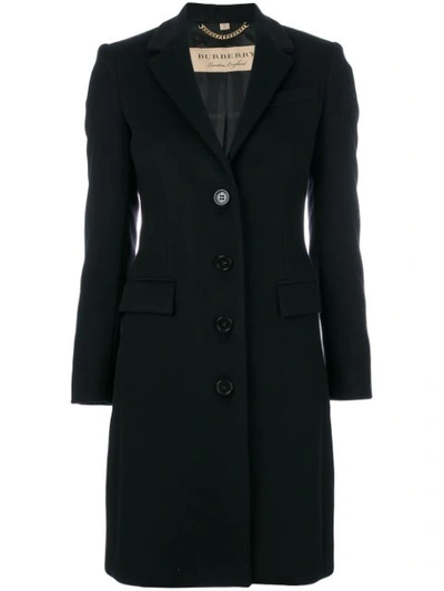 Burberry Sidlesham Wool & Cashmere Coat In Black