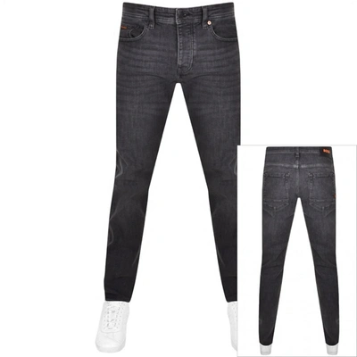 Boss Casual Boss Taber Jeans Black Wash In Grey