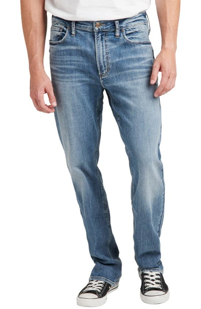 Silver Jeans Co. Grayson Straight Leg Jeans Easy Fit In Indigo