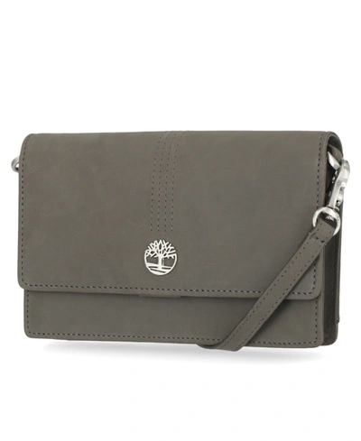 Timberland Women's Rfid Leather Crossbody Bag Wallet Purse In Castlerock