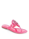 Tory Burch Miller Leather Sandals In Fuchsia