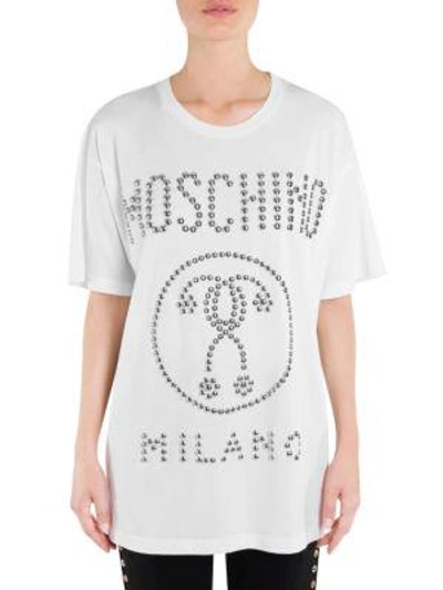 Moschino Oversized Question Mark T In White