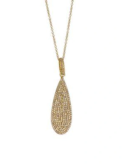 Bavna Women's 18k Gold & Diamond Pendant Necklace In Yellow Gold