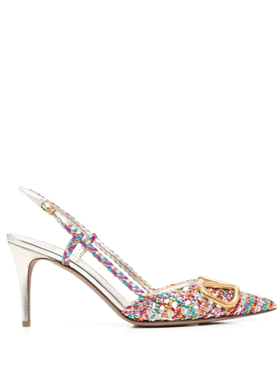 Valentino Garavani Décolleté Multicolor Slingback