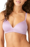 B.tempt'd By Wacoal Future Foundations Wire-free Plunge T-shirt Bra In Lavender Herb