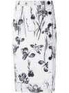 Andrea Marques Floral Midi Skirt - Est Flores Areia