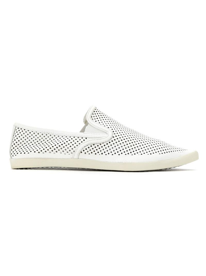 pointed slip on sneakers