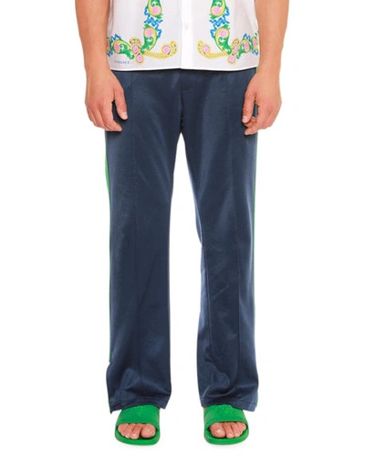 Versace Side Slit Medusa-embroidered Track Pants