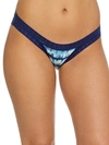 Hanky Panky Dream Indigo-stripe Brazilian Bikini Underwear Pr682104 In Indigo Stripe