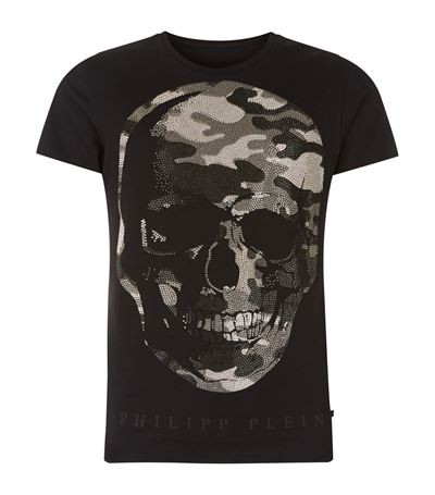 Philipp Plein Roller Crystal Skull T-shirt | ModeSens