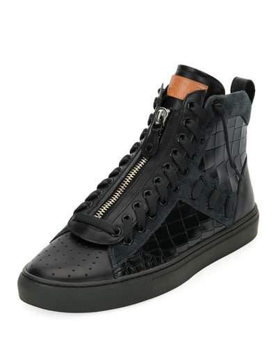 crocs high top sneakers