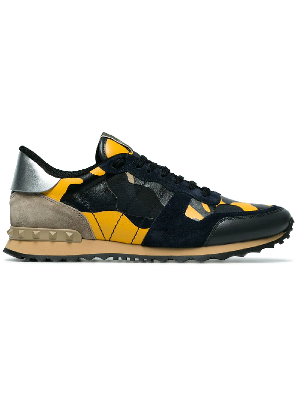 valentino garavani camouflage sneakers