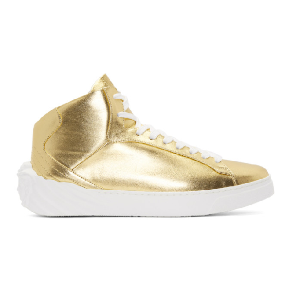 versace sneakers gold medusa