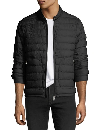 Moncler Acorus Quilted Stretch Jacket In Black