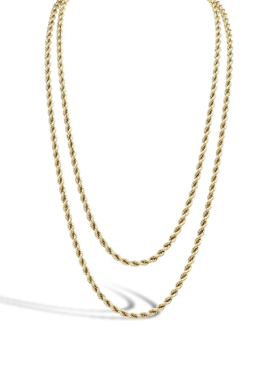 Pragnell Vintage 18kt Yellow Gold Rope Style Necklace