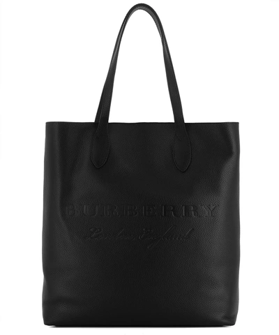 Burberry Black Calf Leather Bos Taurus Shoulder Bag