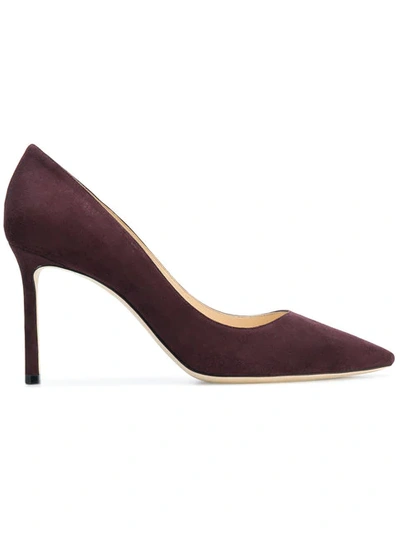 Jimmy Choo Romy 85 Pumps In Brown