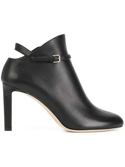 Jimmy Choo Tor 85 Leather Ankle Boots In Black