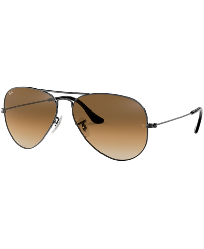 Ray Ban Ray-ban Sunglasses, Rb3025 Aviator Gradient In Brown