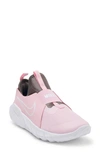 Nike Kids' Flex Runner 2 Slip-on Running Shoe In Pink / White/ Pewter/ Blue