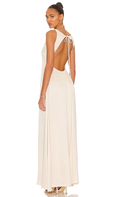 L'academie Acton Maxi Dress In Ivory