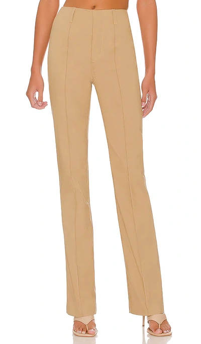 L'academie Acton Trouser In Tan