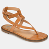 Journee Collection Collection Women's Tru Comfort Foam Tangie Sandal In Brown