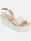 Journee Collection Women's Tru Comfort Foam Miragge Sandal In White