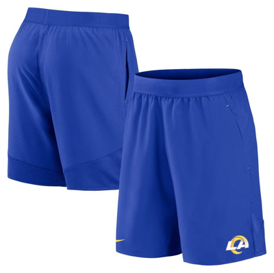 Nike Men's Dri-fit Stretch (nfl Los Angeles Rams) Shorts In Blue