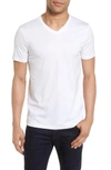 Hugo Boss V-neck T-shirt In White