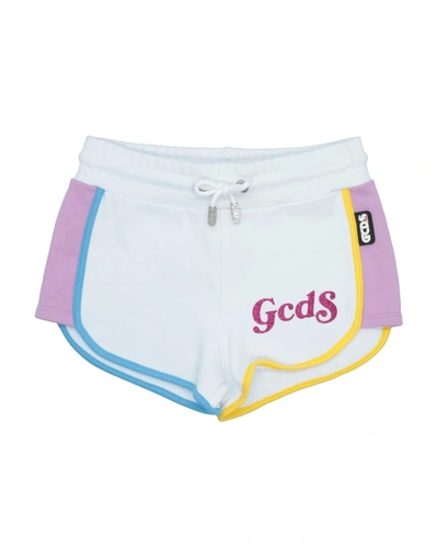 Gcds Mini Kids'  Toddler Girl Shorts & Bermuda Shorts White Size 6 Cotton