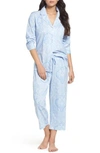 Ralph Lauren Lauren By  Further Lane Pajamas In Blue Paisley