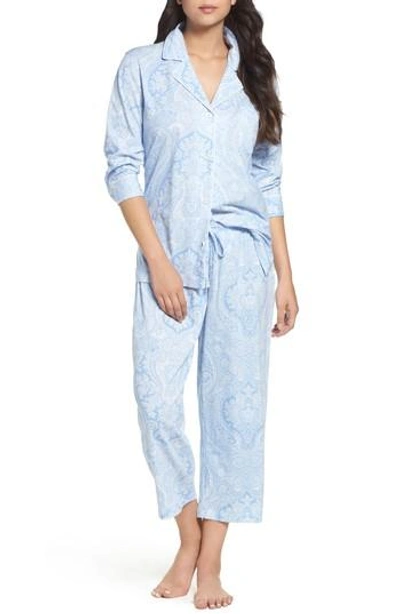 Ralph Lauren Lauren By  Further Lane Pajamas In Blue Paisley
