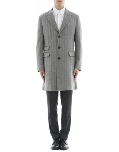 Neil Barrett Grey Wool Jacket