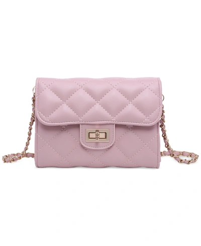Urban Expressions Wendy Quilted Crossbody In Pink