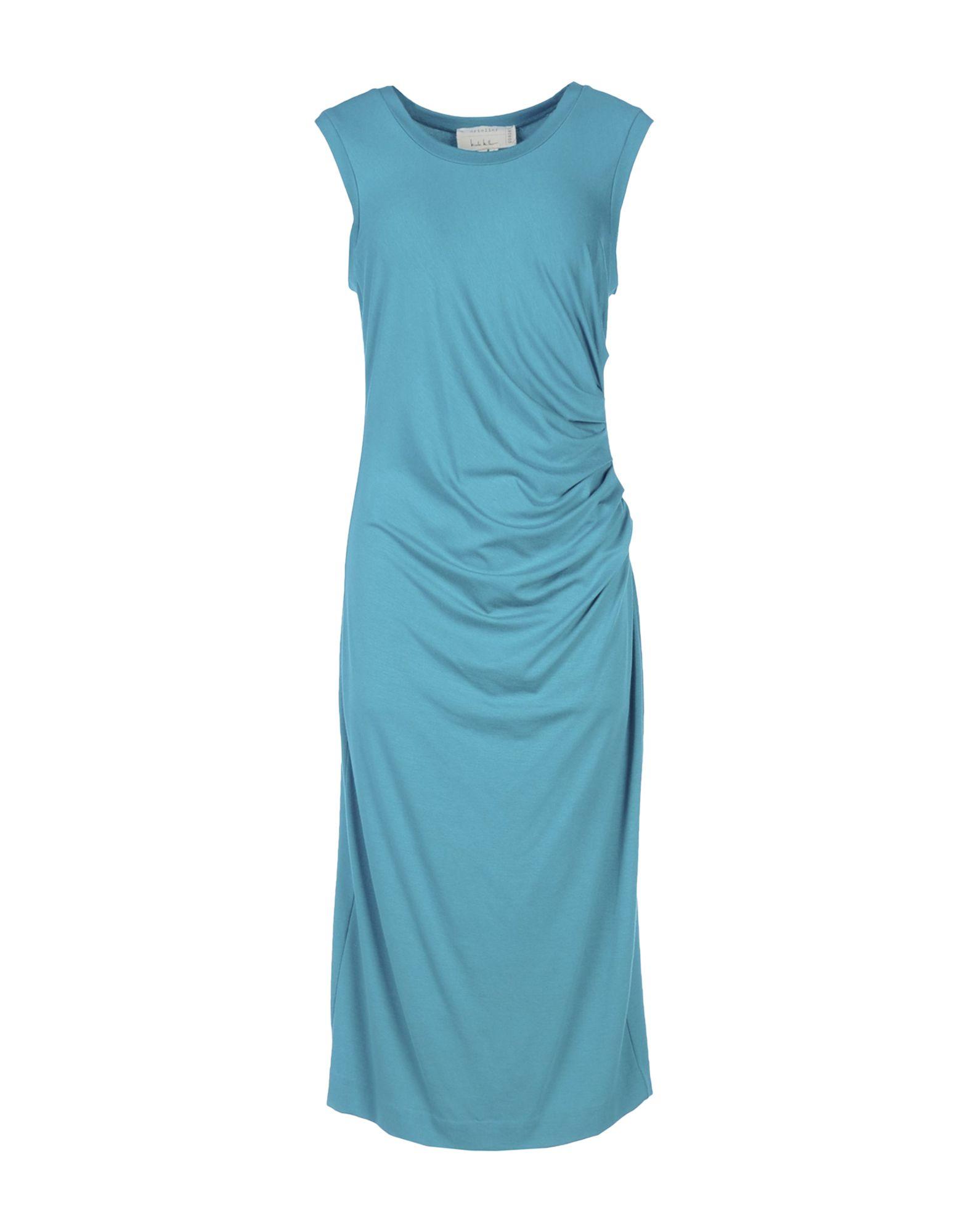 Nicole Miller Knee-length Dress In Turquoise | ModeSens