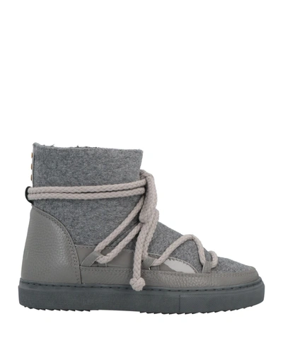 Inuikii Ankle Boots In Grey