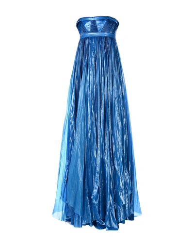 Dsquared2 Long Dresses In Bright Blue