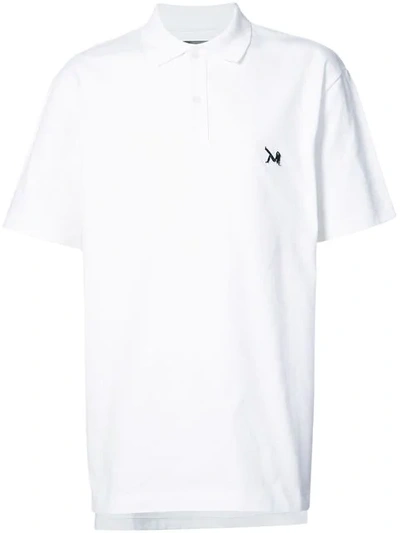 Calvin Klein 205w39nyc Embroidered Polo Shirt In White